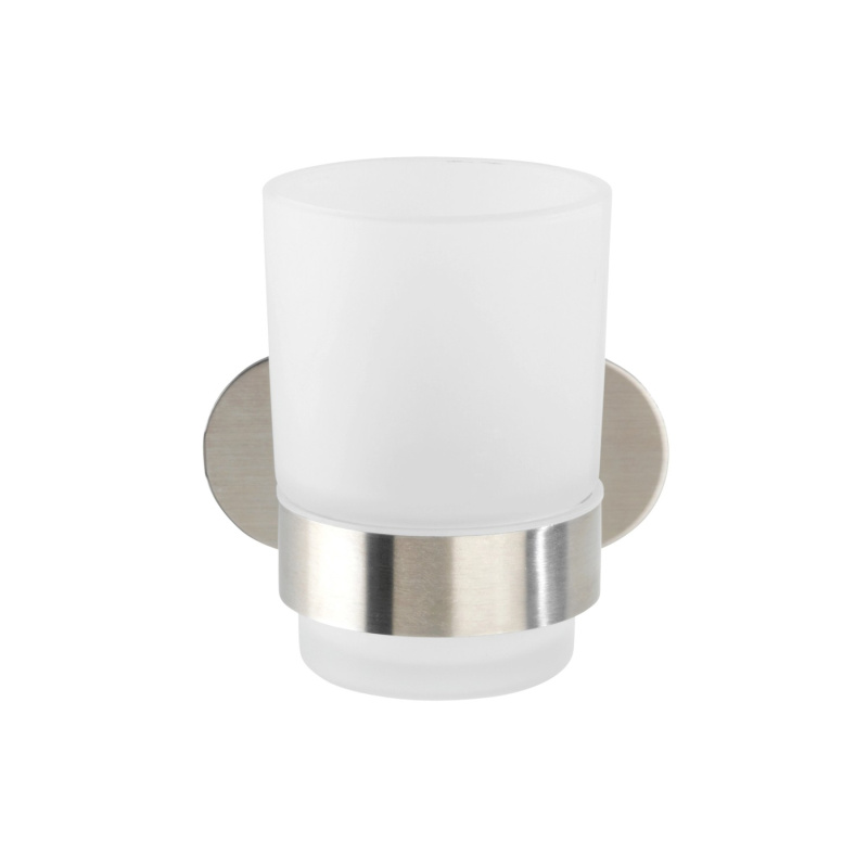 Wenko Nástěnný držák na kartáčky Turbo-Loc Uno Orea Matt, matná nerez