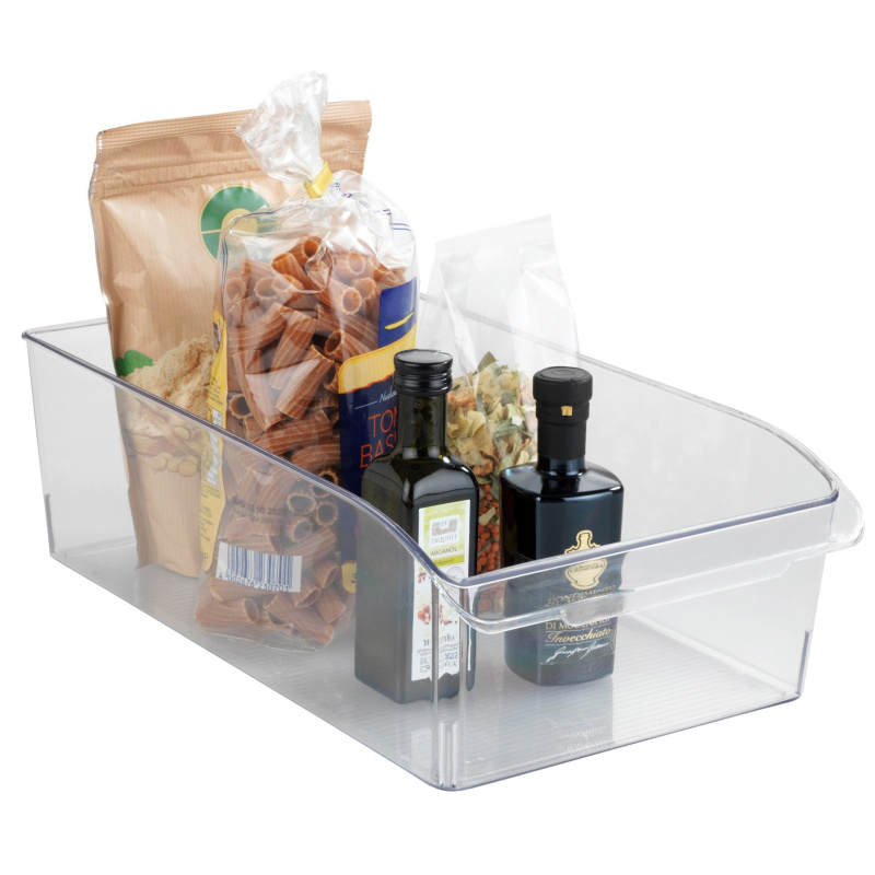 Kuchyňský organizér do lednice, velikost L, 37 x 21 x 11 cm, WENKO transparentní
