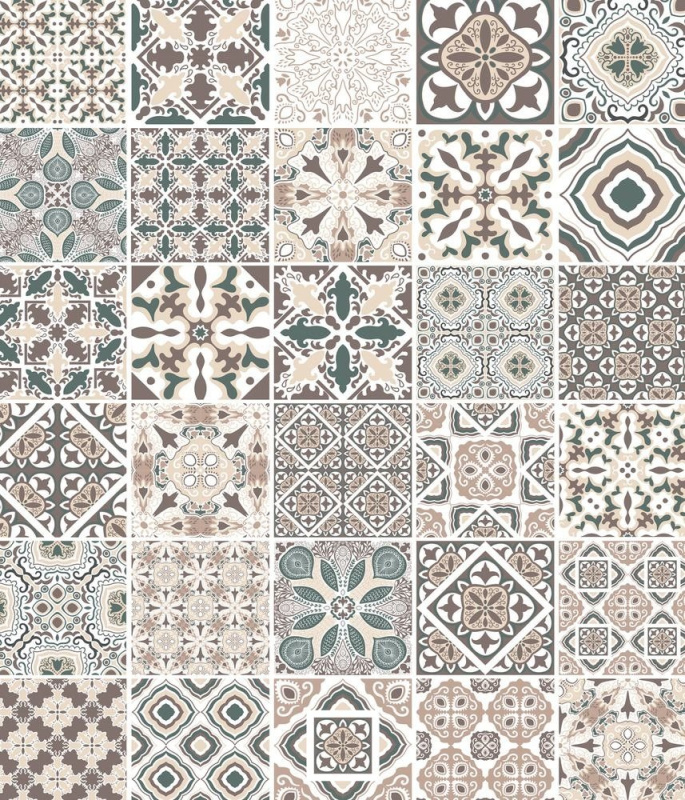 Ochranná deska za sporák FLOOR TILE, 60 x 70 cm, Wenko vícebarevná