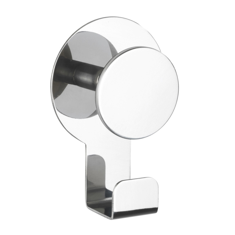 Wenko Kovový koupelnový nástěnný háček Blandas, lesklá nerez