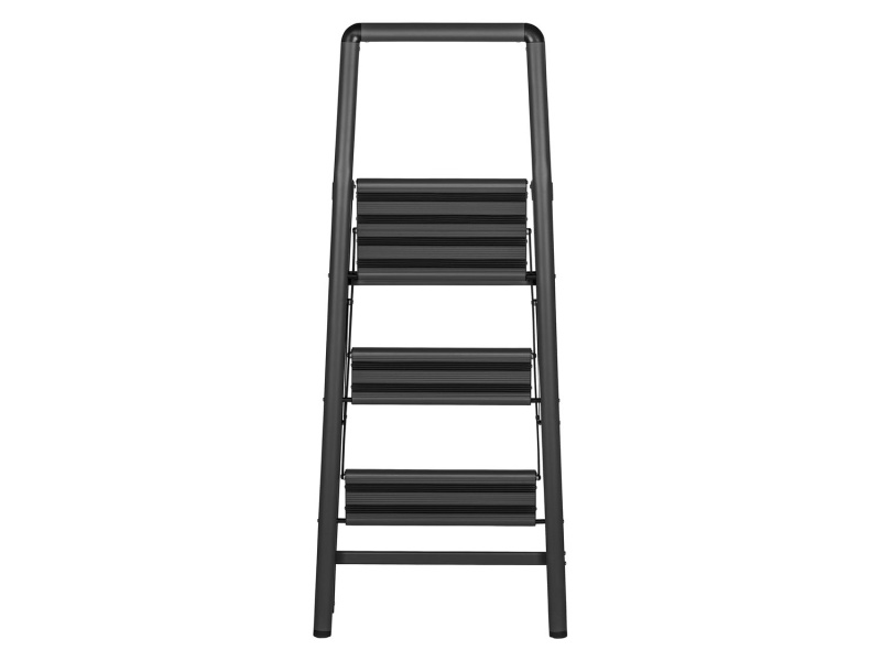 Wenko Žebřík do domácnosti Compact (3-stupňový, tmavě šedá)