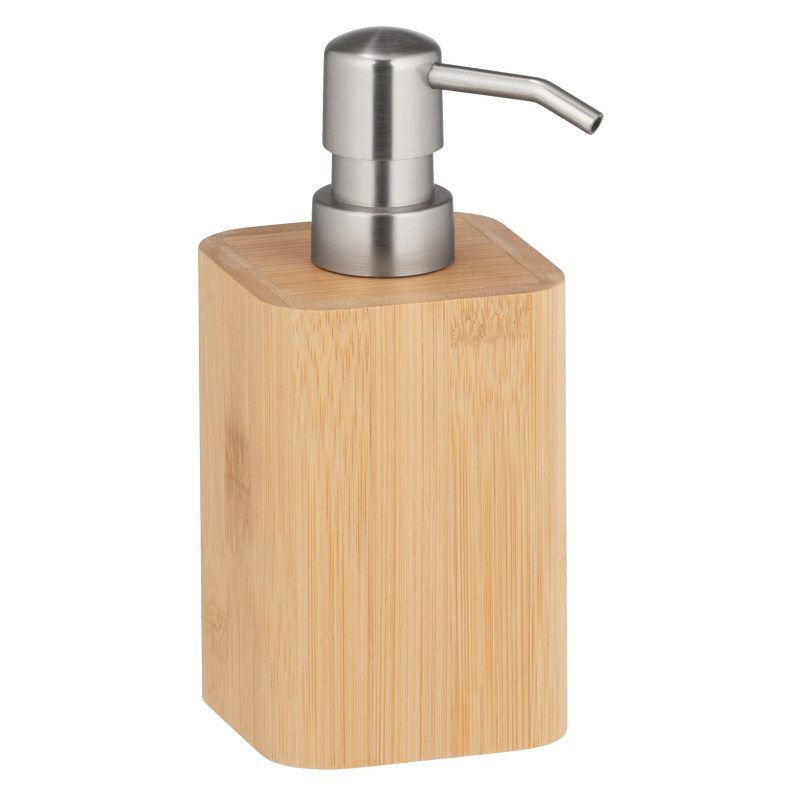 BAMBUSA dávkovač tekutého mýdla, bambus, 220 ml, Wenko hnědý