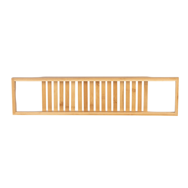 Bambusová police na vanu, 70 x 16 x 4,5 cm, Wenko hnědá