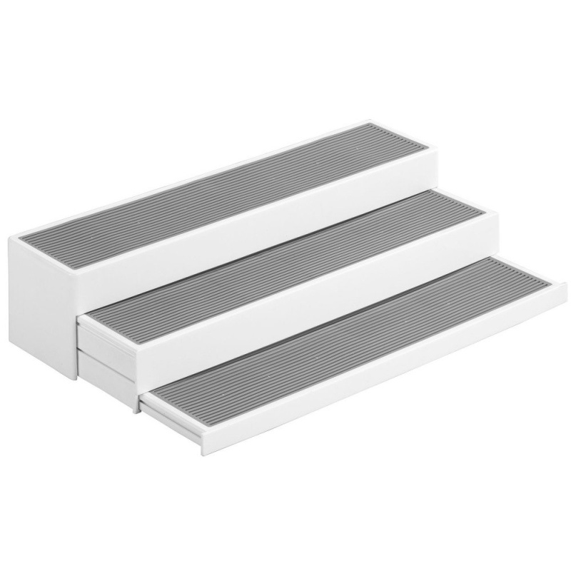 Kuchyňská polička STEPS, 3 úrovně, WENKO 53155500 šedá