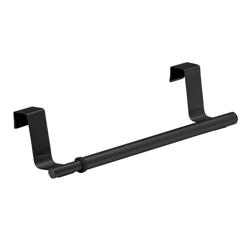 Věšák na utěrky nebo ručníky k zavěšení, 36-60 cm, WENKO černá