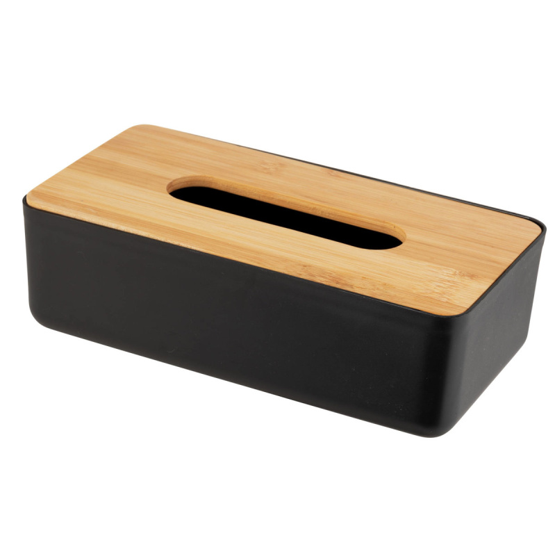 Box na papírové kapesniky ROTELLO, černý, WENKO černá