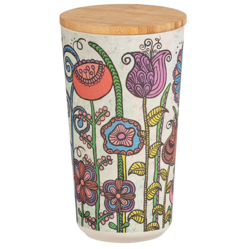 Dóza na sypké potraviny FLOWERS, 950 ml, WENKO vícebarevná