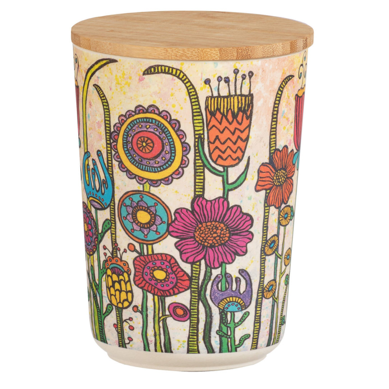 Dóza na sypké potraviny FLOWERS, 700 ml, WENKO vícebarevná
