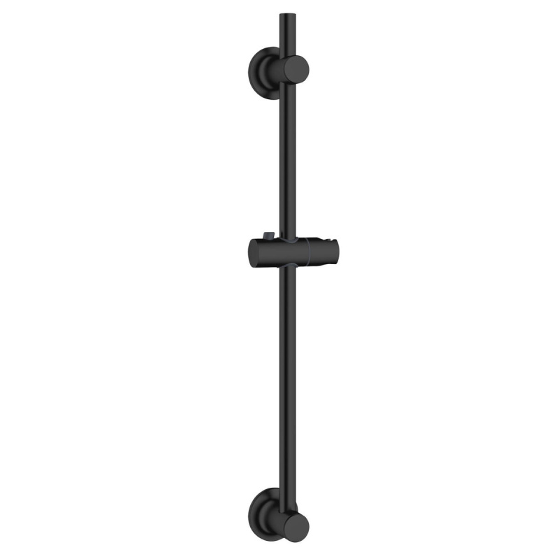 Sprchová tyč s montážem bez vrtání, černá, 70 cm, WENKO černá