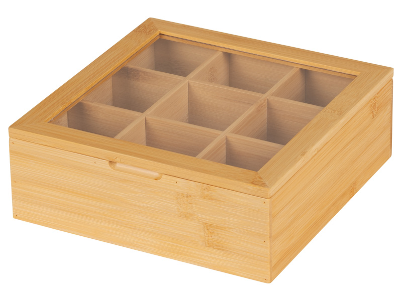 Wenko Bambusový úložný box (box na čaj)