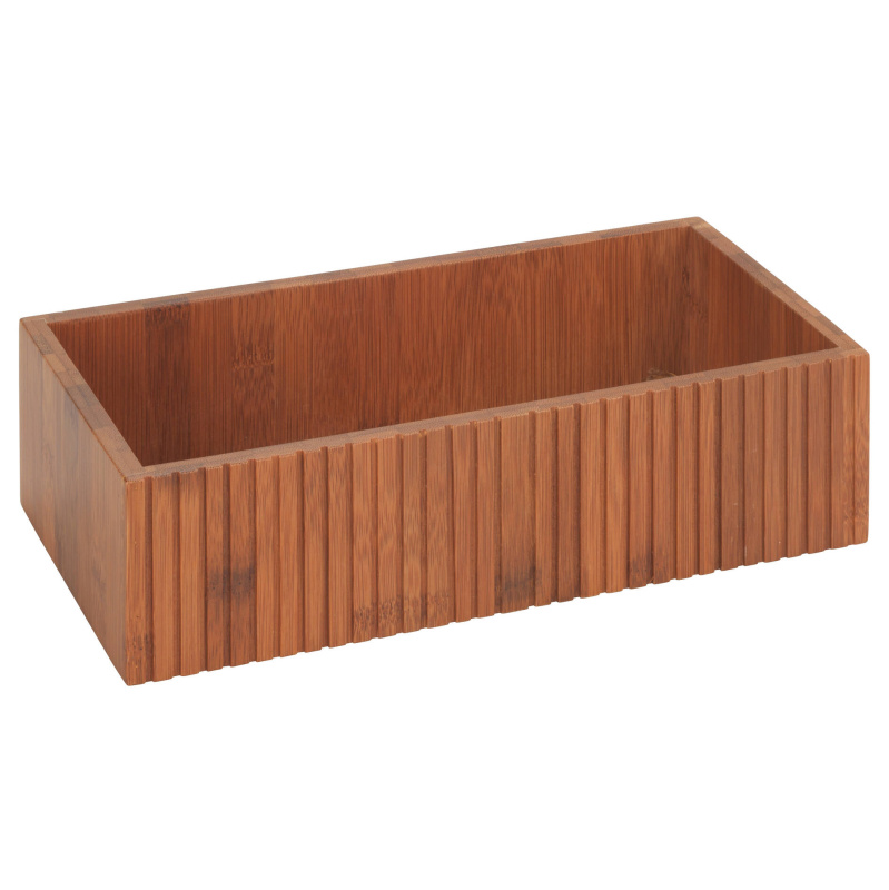 Wenko Bambusový kuchyňský organizér MERA, 30 x 15 x 8 cm hnědá
