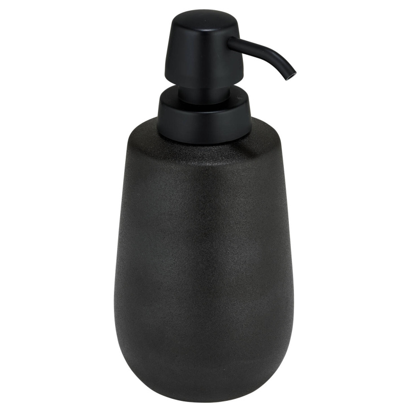 Wenko Keramický dávkovač mýdla NERNO, ? 8 cm, 490 ml černá