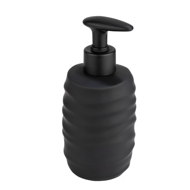 Wenko Keramický dávkovač ILLANA, 400 ml černá