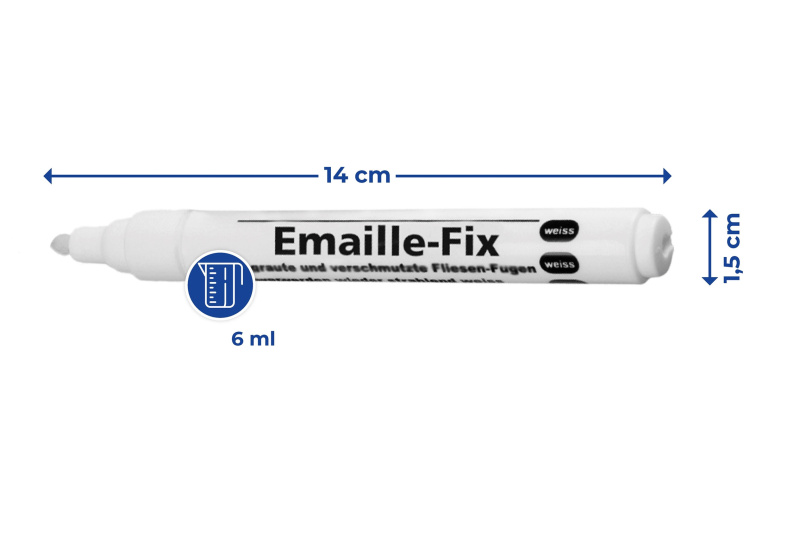 Maximex Opravná tužka na smalt, 6 ml 7901500 bílý
