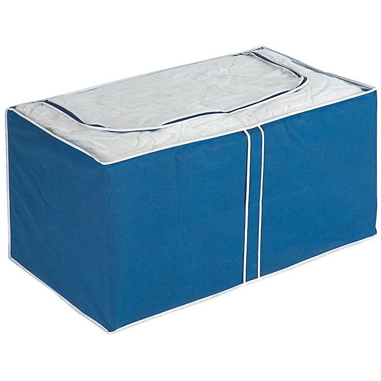 Modrý obal na povlečení JUMBO BOX, 91 x 53 x 48 cm, WENKO 4380631100 modrá