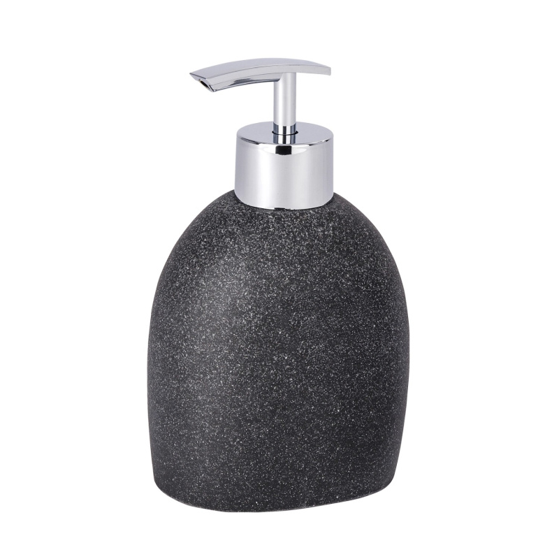 Wenko Dávkovač mýdla Puro 0,29 l polyresin 9,4 cm x 15,2 cm x 6,5 cm antracitový