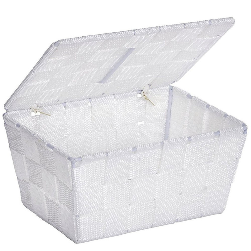 Koš s víkem pro skladování ADRIA WHITE, WENKO 22077100 bílý
