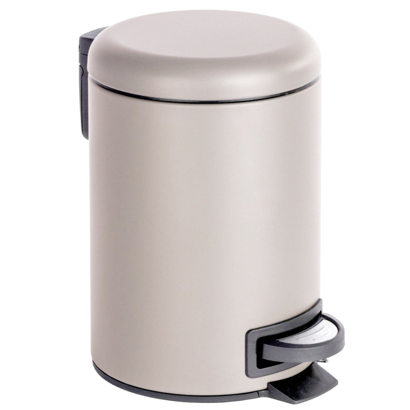Koupelnový koš LEMAN, odpadkový koš, 3 l, WENKO 22149100 hnědá
