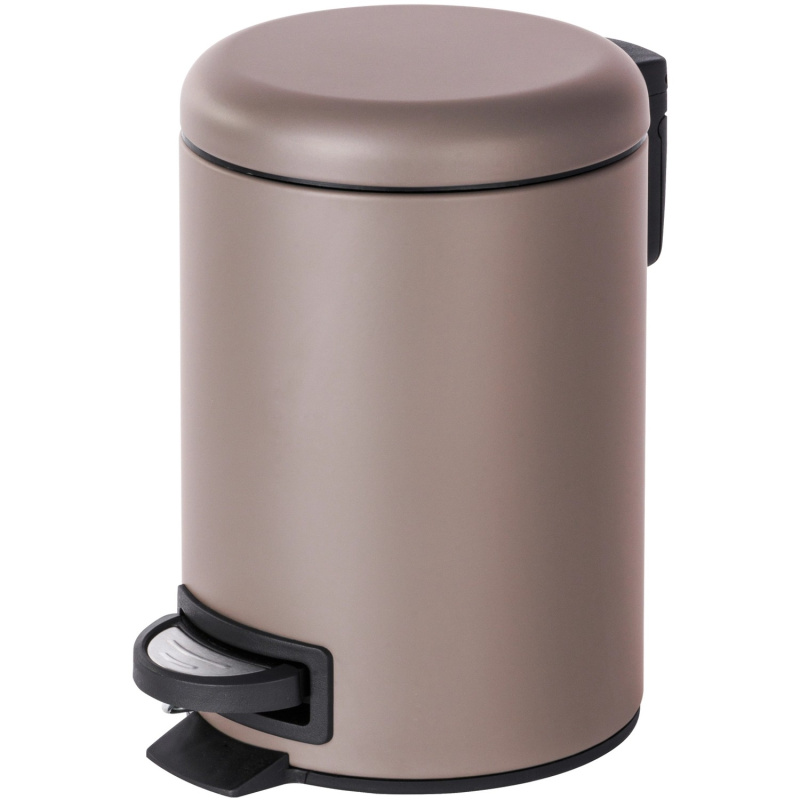 Koupelnový koš LEMAN, odpadkový koš, 3 l, WENKO 22149100 hnědá