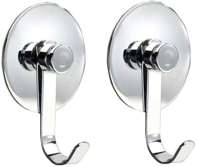 Maximex Koupelnové háčky Turbo-Fix, nerez, 2 ks 82842500 stříbrná 5439