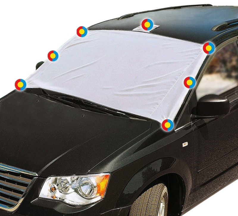Maximex Ochranná plachta na auto z polyesterového materiálu, 156x96 cm 8429500 bílá