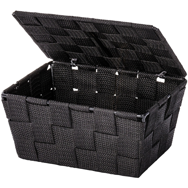 Koš na skladování ADRIA BLACK, WENKO 22197100 černá