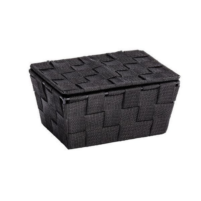 Koš na skladování ADRIA BLACK, WENKO 22197100 černá
