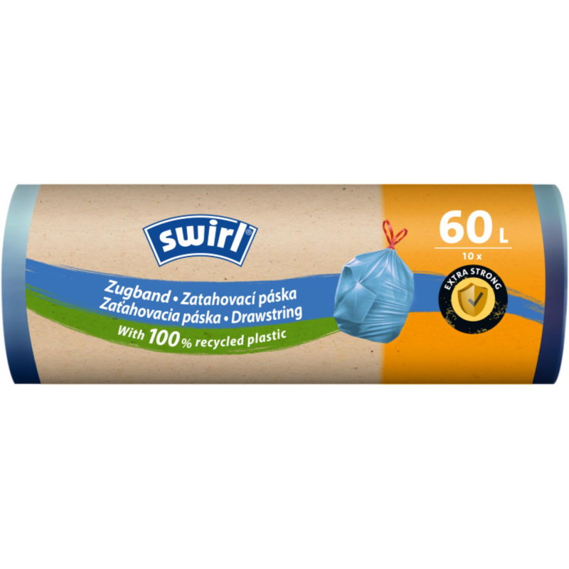 Pytle na odpadky Swirl -  zatahovací, 60 l, 10 ks