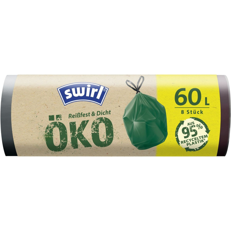 Swirl Ekologické zatahovací pytle na odpadky 60 l