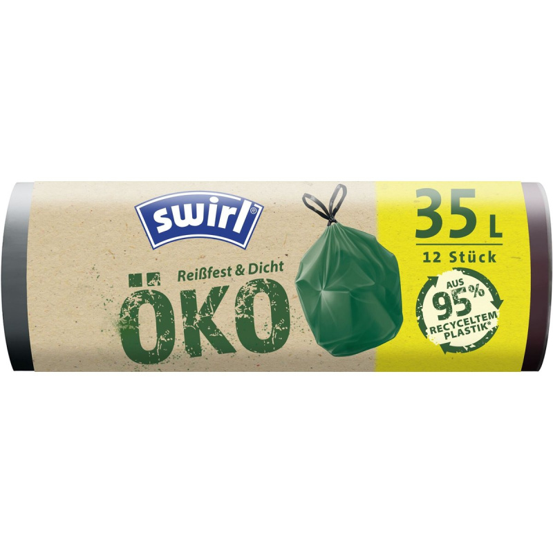 Swirl Ekologické zatahovací pytle na odpadky 35 l