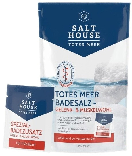 Salt House Sůl do koupele na klouby a svaly sada 400 g + 20 ml