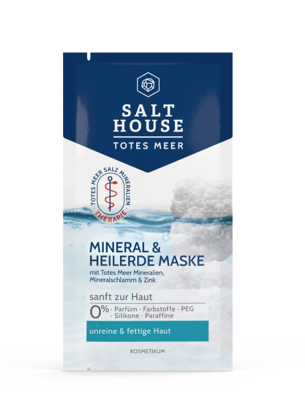 Salt House Dead Sea Mineral Face Mask pleťová maska 2x7 ml