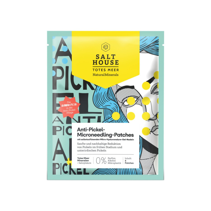 Salt House Natural Minerals Microneedling Anti-pimple Patches náplasti na problematickou pleť proti akné 6 ks