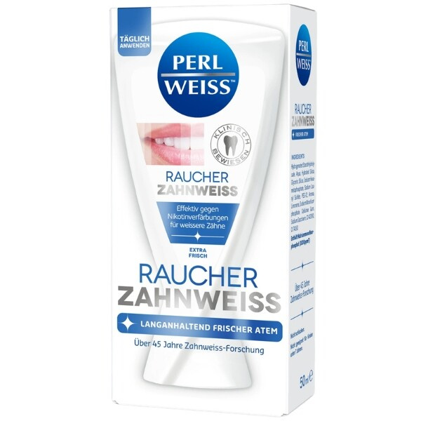 Perl Weiss Bleaching Toothpaste for Smokers bělicí zubní pasta pro kuřáky 50 ml