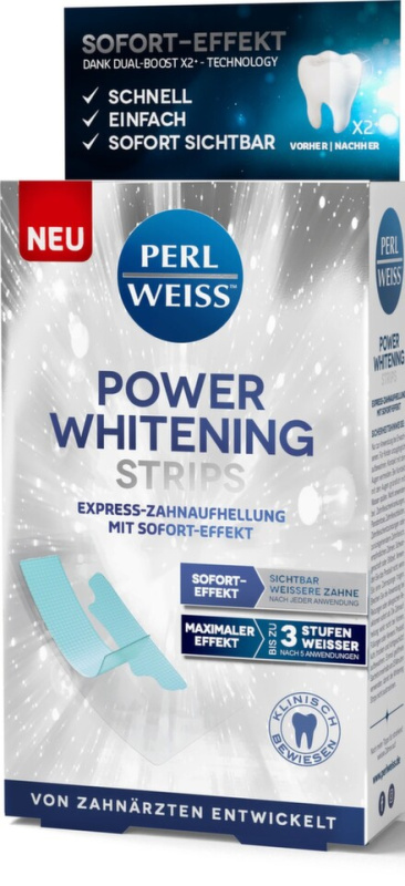 Perl Weiss Power Whitening Strips bělicí zubní pásky 5x2 ks