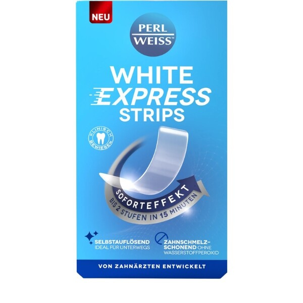 Perl Weiss White Strips Express bělicí pásky 4 ks