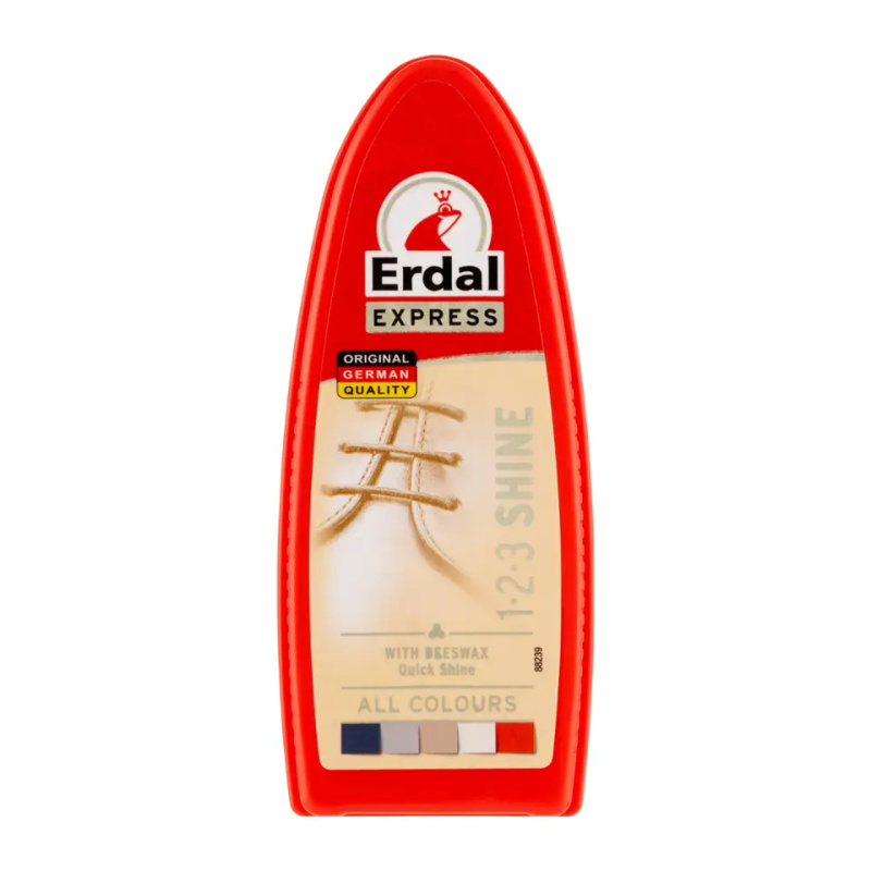 Erdal 1-2-3 Shine samolešticí houbička na obuv bezbarvá