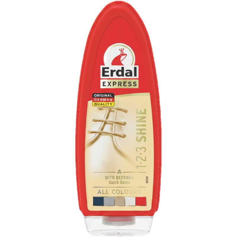 Erdal 1-2-3 Shine samolešticí houbička na obuv bezbarvá