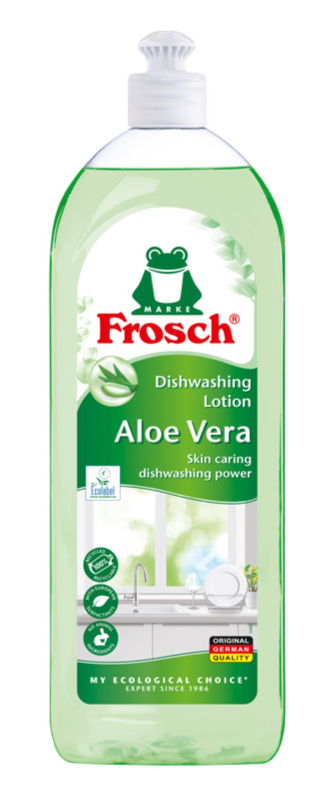 Prostředek na nádobí Frosch - aloe vera, 750 ml