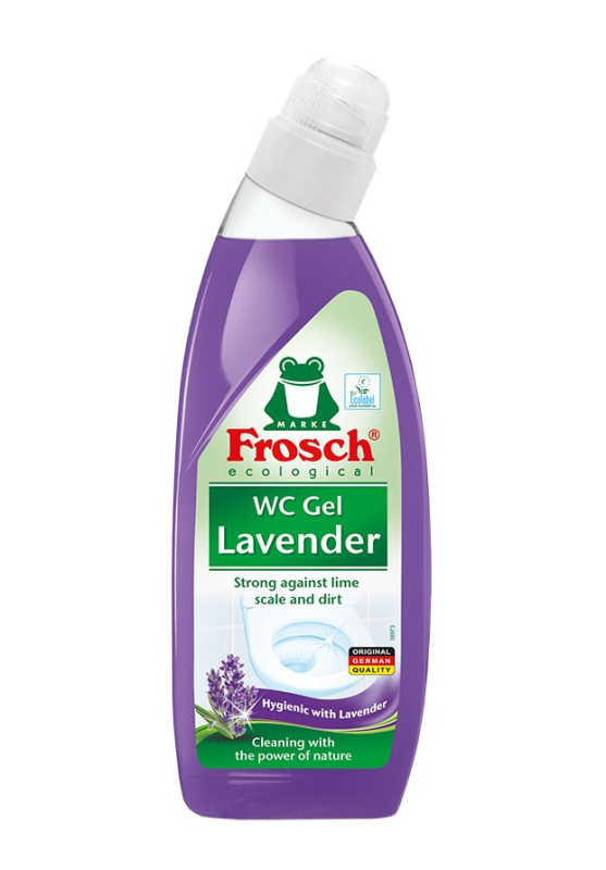 Čisticí WC gel Frosch - levandule, 750 ml