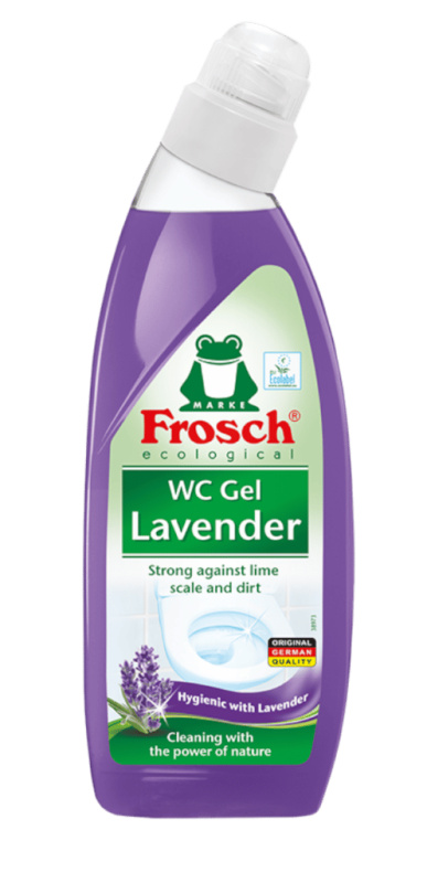 Čisticí WC gel Frosch - levandule, 750 ml