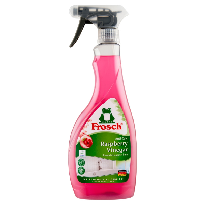 Čisticí prostředek na vodní kámen Frosch - s malinovým octem, 500 ml