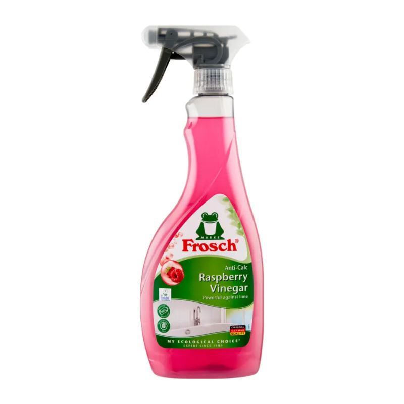 Čisticí prostředek na vodní kámen Frosch - s malinovým octem, 500 ml