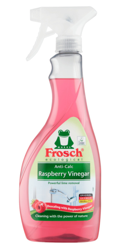 Čisticí prostředek na vodní kámen Frosch - s malinovým octem, 500 ml