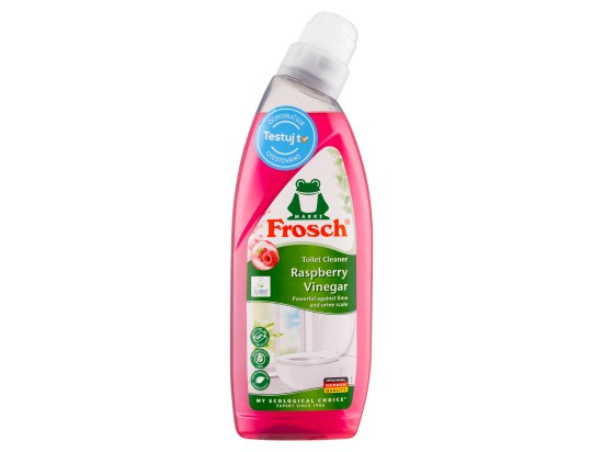 Čisticí WC gel Frosch - malina, 750 ml