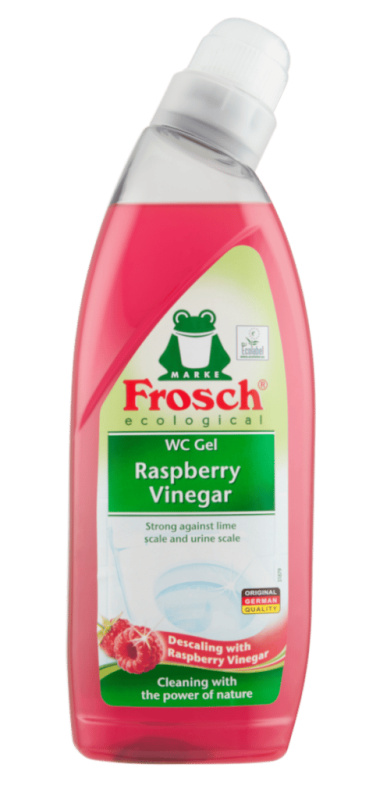 Čisticí WC gel Frosch - malina, 750 ml