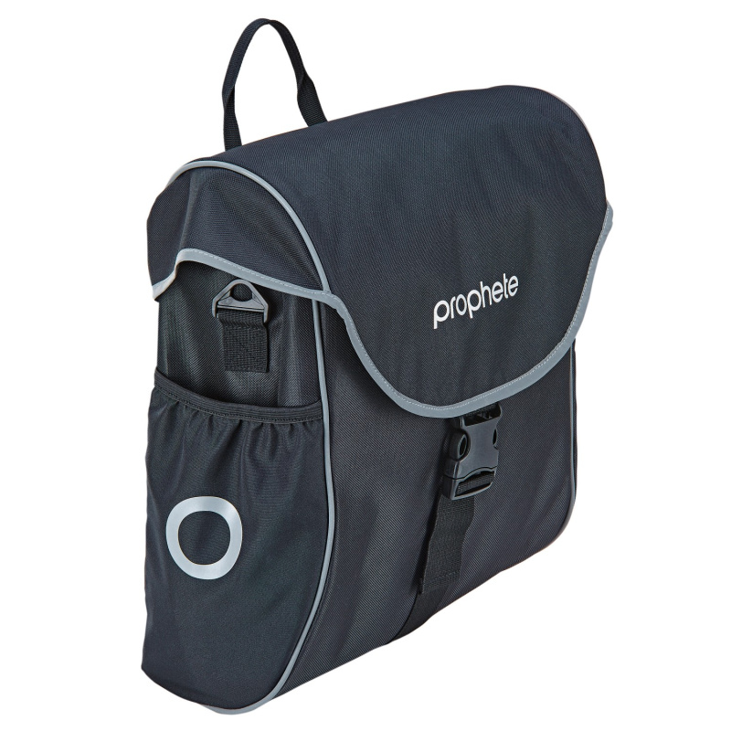 Prophete Cyklistická brašna na nosič, černá, 20 l, 34,5 x 15 x 34,5 cm