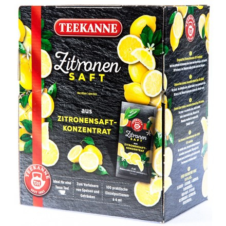Šťáva citronová - Teekanne, 100 x 4 ml