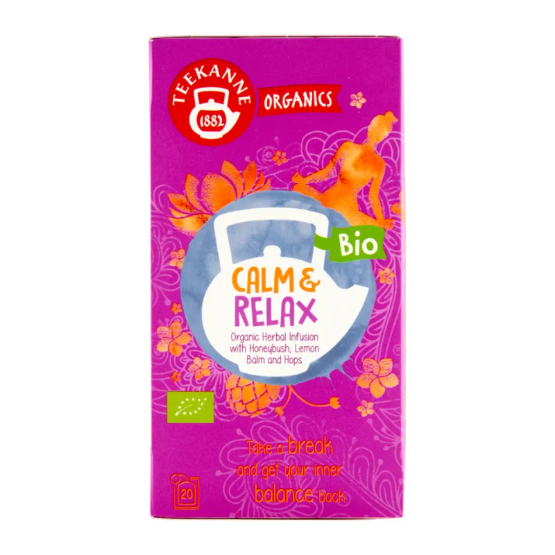 Bylinný čaj Teekanne ORGANICS - Calm & Relax, 20x 1,8 g
