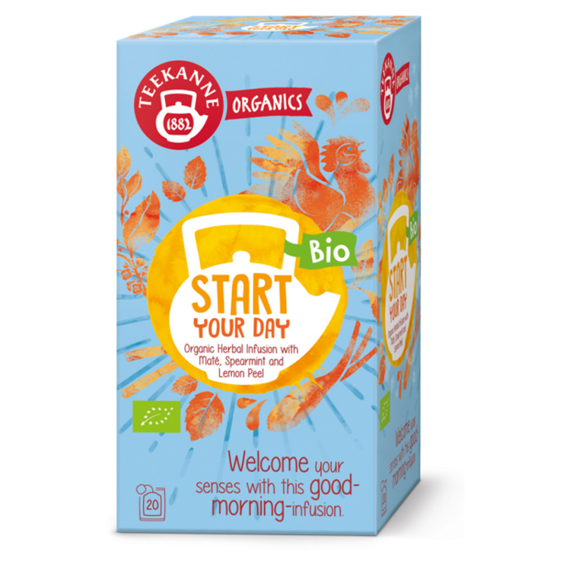 Bylinný čaj Teekanne ORGANICS - Start Your Day 20x 1,8 g